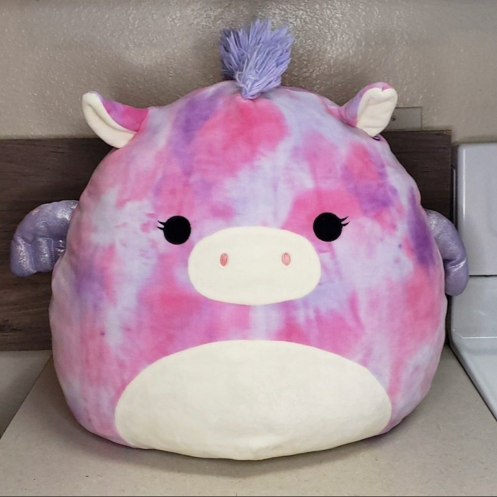 Squishmallow Willow Tie Dyed Pegasus 16"
